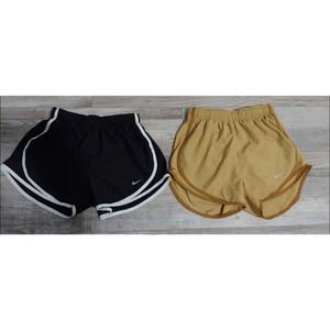 2 women's Nike Dri-Fit XS running shorts